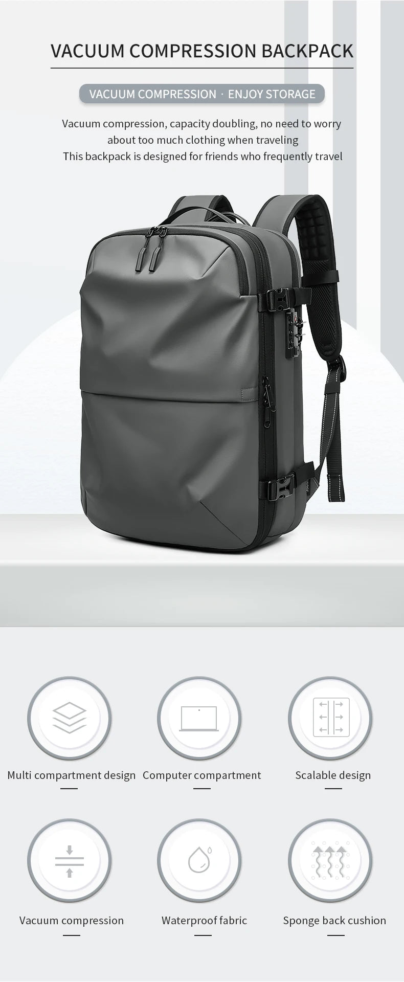 GetawayPack - Compression Backpack